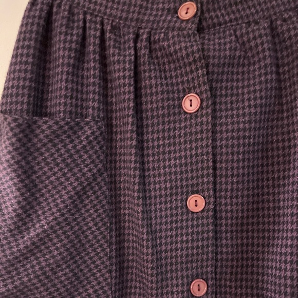 Rue St. Paul Vintage Purple Button-Down Skirt 7 - Picture 2 of 6